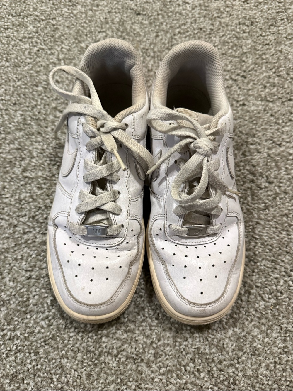 White Air Force 1s Sneakers - Classic Everyday Shoes